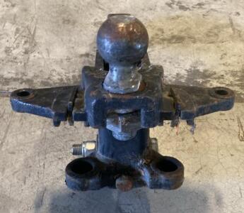 Combination Pintle Hook and 2" Ball Mount, 2" Shank, Forged Steel, 16,000 lbs Pintle/10,000 lbs Ball Capacity
