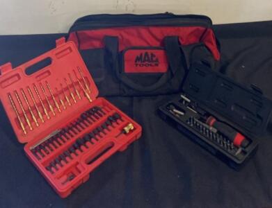 MAC Tools Drill & Driver Bit Set &ndash; 60+ Pieces w/ Hard Cases and Tool Bag