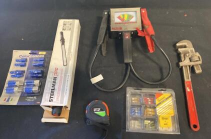 Matco Tools MD2410 12V 100A Battery Load Tester with Analog Gauge and Clamps