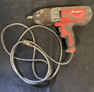 Bauer 1/2" Heavy Duty Electric Impact Wrench 120V 8.5A 1050 ft-lb Model 1882E-B ( Works )