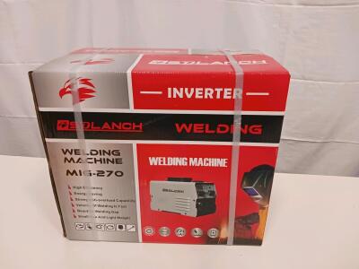 SDLANCH MIG-270 Inverter MIG Welder, 30-270A Output, 60% Duty Cycle White