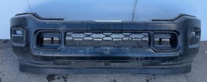 2019&ndash;2024 RAM 5500 Front Bumper Assembly, Black, LED Fog Lights, No Tow Hooks, No Park Assist