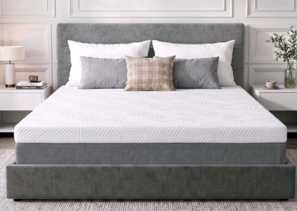 King Size 3" Memory Foam Mattress Topper With Cooling Gel And CertiPUR-US Certification