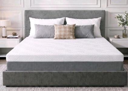Queen Size Memory Foam Mattress Topper, 3 Inch Height, Knit Cover, Clean Condition, CertiPUR-US