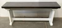 Farmhouse Style Kitchen Corner Dining Nook Set With Rectangular Table And L-Shaped Bench - 5