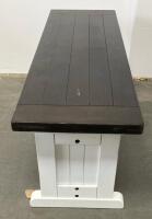 Farmhouse Style Kitchen Corner Dining Nook Set With Rectangular Table And L-Shaped Bench - 6