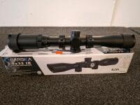 Barska 3-9x32 IR Blackhawk Riflescope, Illuminated Mil-Dot, Rings, Caps, Adjustable Magnification - 2