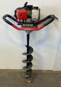 Predator 57341 52CC Gas-Powered Earth Auger, 8" Bit, Manual Start, 2.4HP, 2-Stroke Engine