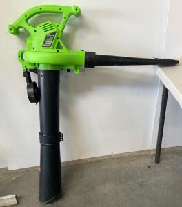 Portland 62337 3-in-1 12A Electric Blower Vacuum Mulcher, 150 MPH 410 CFM, ETL, Serial 369952239