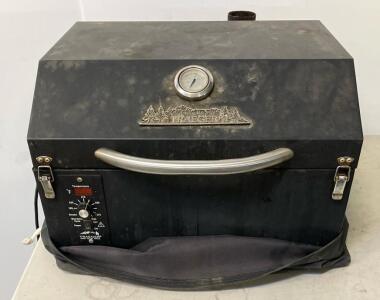 Traeger PTG+ Portable Wood Pellet Grill with Digital Controls and Carrying Cover, 173 sq in