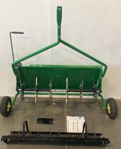 John Deere MT42C 42-inch Plug Aerator and Thatcher Combo Attachment