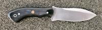 Black Fixed Blade with Sheath - 2