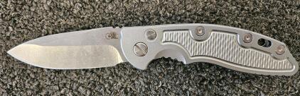 Hinderer Knives Silver Auto (can't verify)