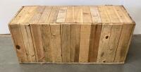 Custom Large Rustic Reclaimed Wood Storage Chest Trunk with Lid,