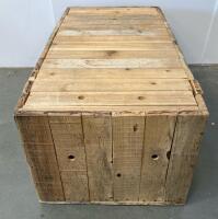 Custom Large Rustic Reclaimed Wood Storage Chest Trunk with Lid, - 3