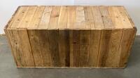 Custom Large Rustic Reclaimed Wood Storage Chest Trunk with Lid, - 4