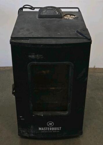 Masterbuilt Adventure Series Electric Smoker with Digital Control, Glass Door, Wheels, 3 Racks