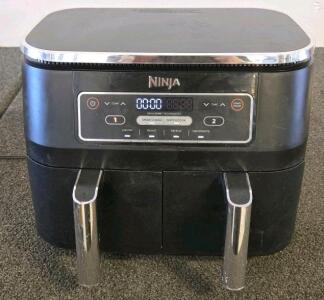 Ninja DualZone Air Fryer, 2-Basket, Digital Touch, Air Fry/Roast/Reheat/Dehydrate, 8-10 Qt Capacity