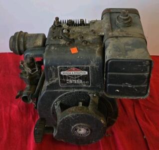 Briggs & Stratton 8 HP 319cc Horizontal Shaft Engine, Recoil Start, Fits Generators/Tillers