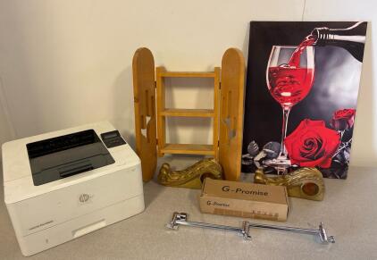 *Untested* HP Printer, Cactus Decorative Stand, Wine Glass Photo, G-Promise Shower Stand Extention, Wine Glass Painting & More