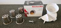 KitchenAid RVSA Rotor Slicer/Shredder Attachment, 4 Cones, for Stand Mixers