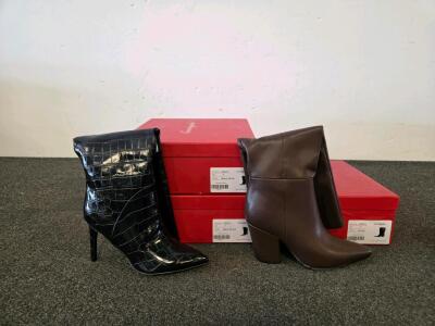 Cervigado Women's Ankle Boots, Models CA015 & CA013, Size 7, New in Box