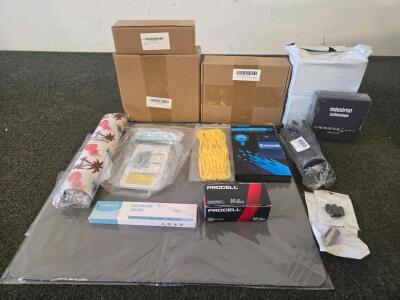 Procell AA Batteries (24), Industrial Endoscope, Vibola Arc Lighter & Accessories Bulk Lot