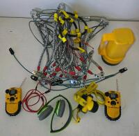 Mixed Lot: Motorola Radios, Tire Chains, Pink Rug, Home Decor, Kitchenware, Partyware - 4