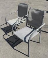 NOVA 3-Wheel Rollator Walker, Pair of Stackable Mesh Patio Chairs, Live Edge Wood Wall Clock - 3
