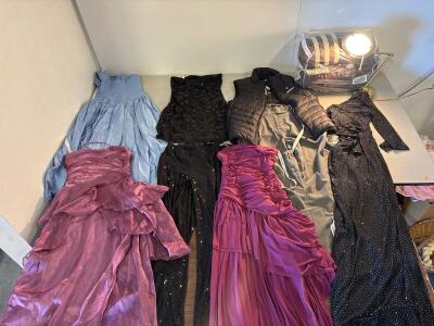 Lucy in the Sky Women&rsquo;s Dress Lot, XS/S, Sequined, Pink, Polka Dot, Heated Vest, Plush Toy