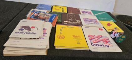 Bienfang Canvasette Paper Canvas 12"x16" 10 Sheets, pH Neutral Watercolor, Tracing Pad Lot