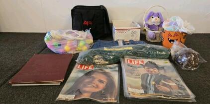 Vintage LIFE, Hot Rod Magazines, Jeans, Costumes, Bunny Basket, Halloween, Books Lot