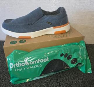 Thestron Golf Shoes size 8.5 and Ortho+Comfoot Orthopedic Shoes &ndash; Athletic Lace-up & Casual Slip-on, Arch Support, New in Box
