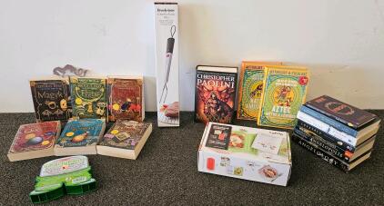 Septimus Heap 6-Book Set, Mythology & Standalone Books, Brookstone Chef Fork, Lekue Steamer, SmartyPants Cards (D)