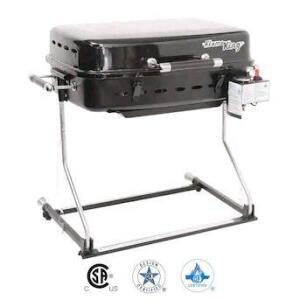 Flame King YSN-HT-500 Portable RV/Trailer Gas Grill, 12,000 BTU, 280.41 sq in Cooking Area (K)