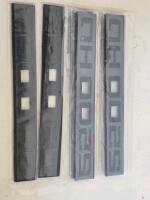 Automotive Lot: STP & Prestone Additives, Car Emblems, Decals, Door Sill Plates, Signs, Accessories - 5