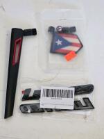 Automotive Lot: STP & Prestone Additives, Car Emblems, Decals, Door Sill Plates, Signs, Accessories - 6