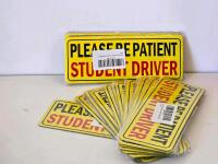Automotive Accessory Lot: Prestone, STP, Red Line Additives, Brand Seat Belt Pads, Student Driver Decals - 4