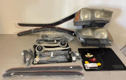 Toyota Camry 2006&ndash;2011 RH Headlights, Control Arms, Window Trim, and Hardware Bundle