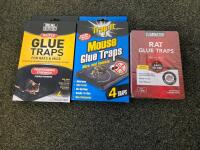 Large Assorted Household Supply Lot: Cleaning, Pest Control, Hardware, Laundry, Glassware, 22 Items - 5
