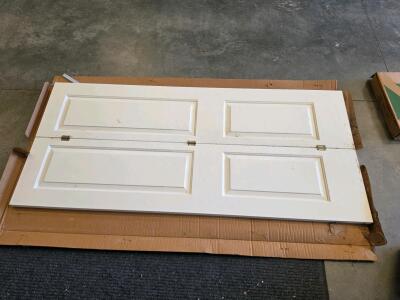 Two Jeld-Wen Colonist Panel Textured Interior Bifold Door