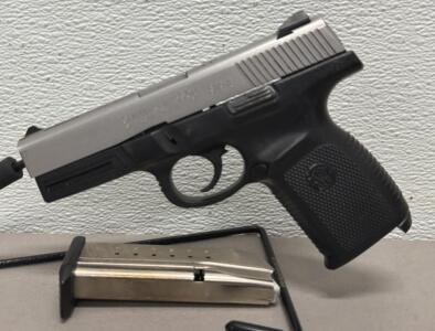 Smith & Wesson SW9VE 9mm Pistol, Stainless Slide, 4" Barrel, 16rd Mag, Serial DWK6008