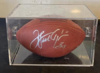 Wilson NFL Football Autographed by Walter Payton in Acrylic Display Case ( Unable to Verify)