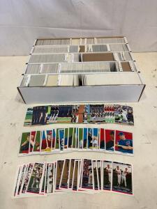 Large Baseball Card Collection, Approx. 700 Cards, Topps/Fleer/Bowman, 2000s, Boxed, Stars/Rookies