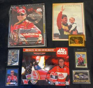 Autographed MAC Tools Prints & Trading Cards Featuring Ambrose, Kalitta, Earnhardt Jr. ( Unable to authenticate)