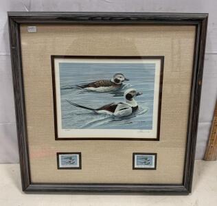 1990 Alaska Waterfowl Conservation Stamp Print by Louis Frisino, Signed and Numbered 6/5550