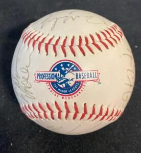 Multi-Signed Albuquerque Dukes Minor League Baseball, Team Logo, Multiple Unauthenticated Signatures ( Unable to Verify)