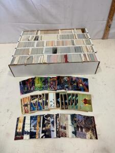 Large Lot Lord of the Rings & Disney Trading Cards, 1500+ Non-Sports, Storage Box Included