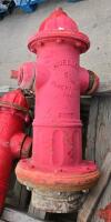 Dry Barrel Cast Iron Fire Hydrant, 6" Flanged Inlet, 2.5" Outlets, Heavy Rust, Red Paint - 3