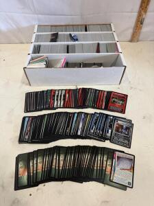 Large Star Trek, Star Wars, X-Files CCG Card Lot &ndash; 2,000 Cards, Voyager Expansion, Boxed